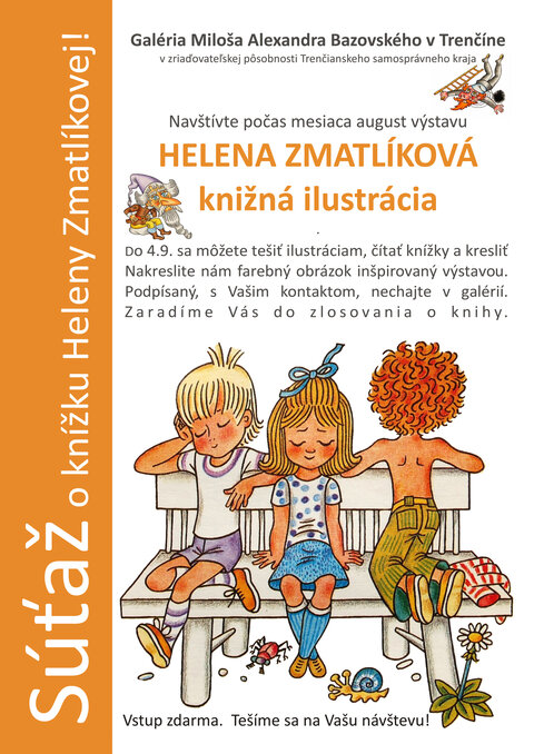 Vyhodnotenie augustovej súťaže o knižky s ilustráciami Heleny Zmatlíkovej