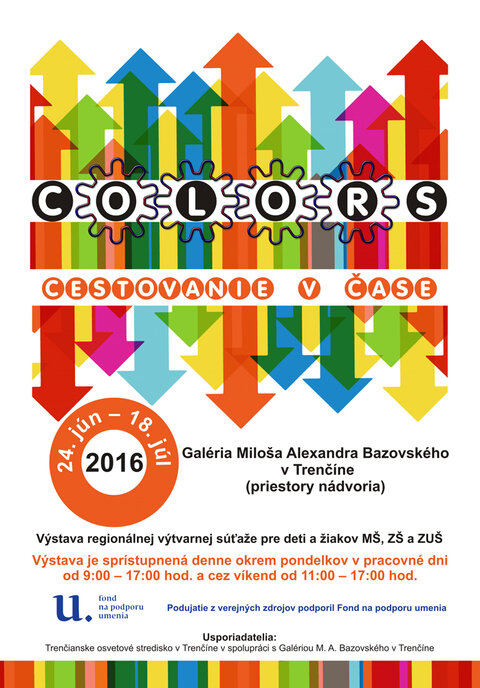 Pozvánka - výstava regionálnej výtvarnej súťaže COLORS – cestovanie v čase