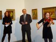 Vernisáž výstavy Miloša Alexandra Bazovského v priestoroch Slovenského inštitútu v Prahe.