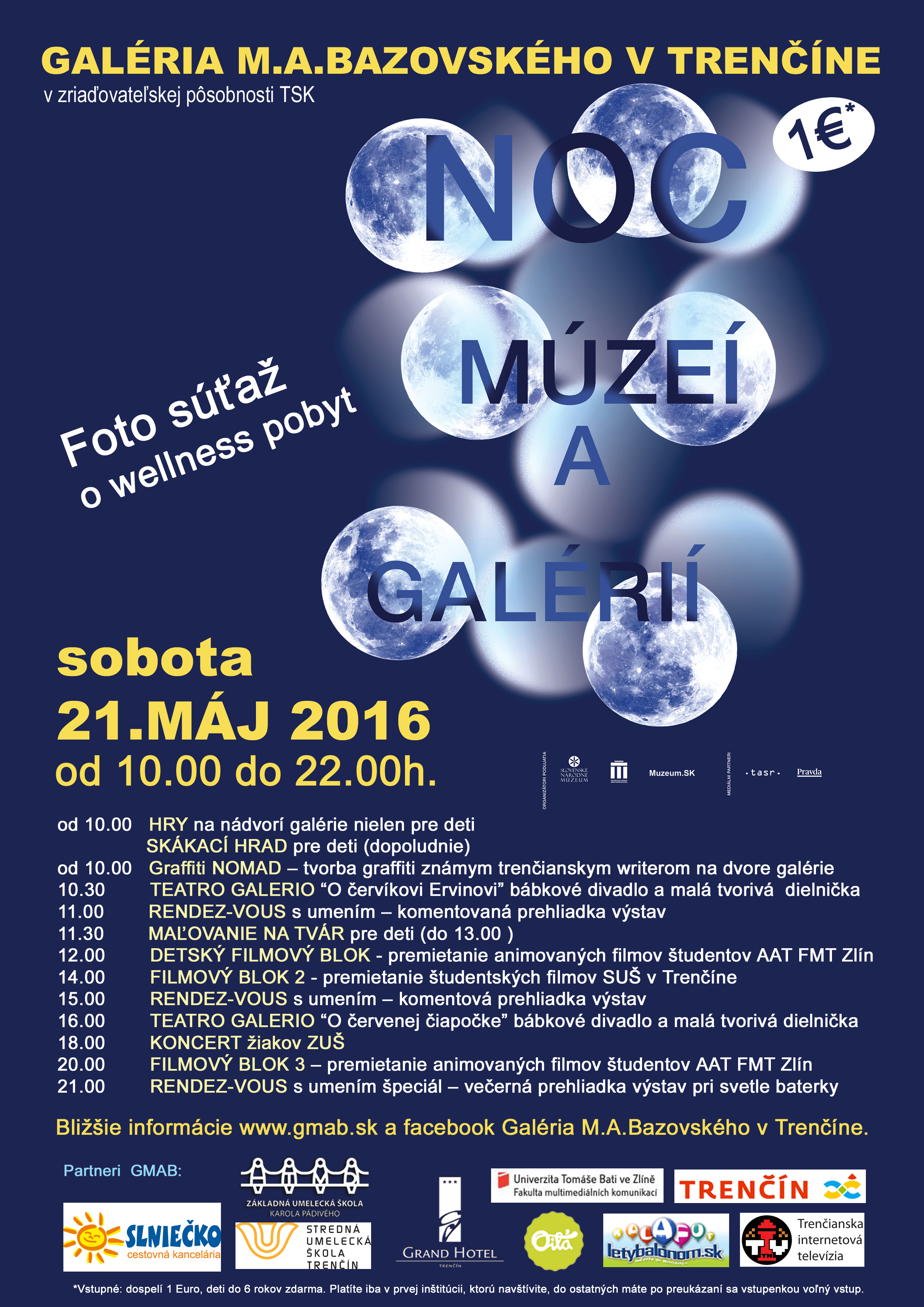 noc muzei a galerii 2016