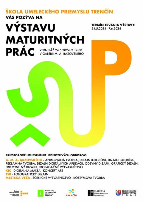 Výstava maturitných prác Školy umeleckého priemyslu Trenčín