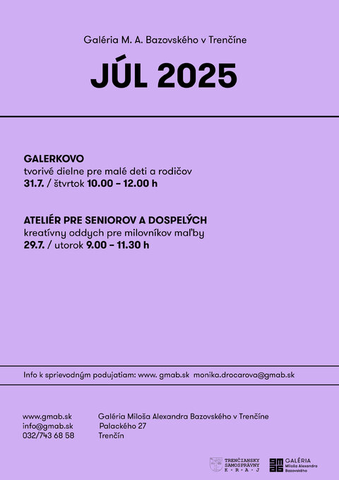 Tvorivé leto v Ateliéri Majstra Galerka! Tvorivé leto v Ateliéri Majstra Galerka!