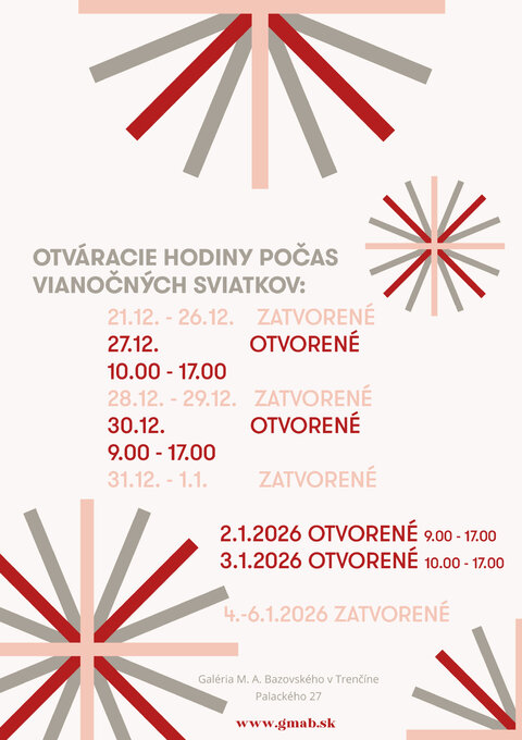 Otváracia doba počas vianočných sviatkov