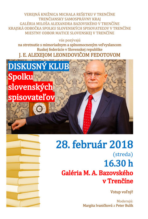 Diskusný klub s ruským veľvyslancom Diskusný klub s ruským veľvyslancom