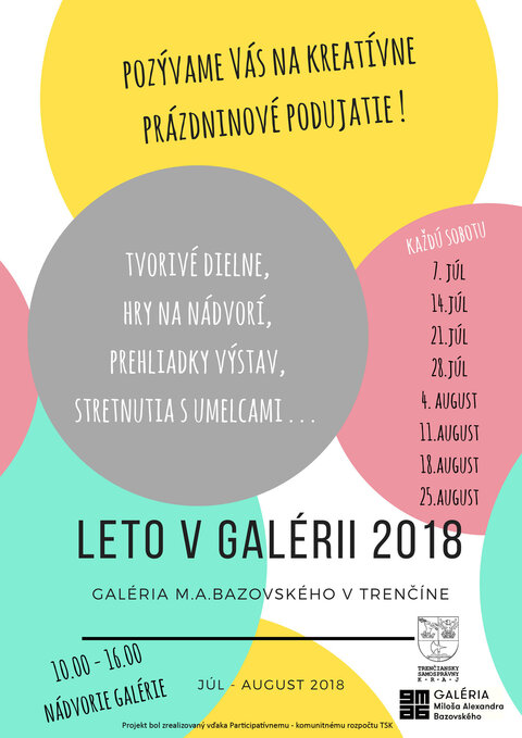 Leto v galérii 2018 Leto v galérii 2018