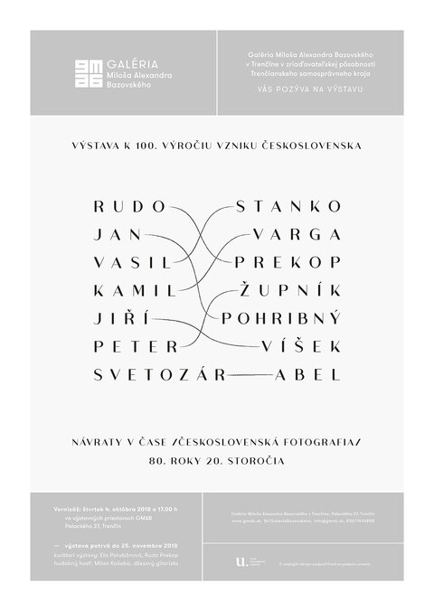 Pozývame Vás na vernisáž nových výstav Pozývame Vás na vernisáž nových výstav