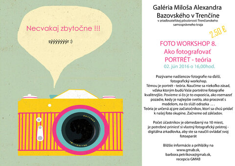 Fotoworkshop 8. a 9.