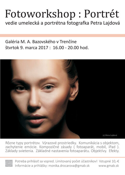 Fotoworkshop s fotografkou Petrou Lajdovou Fotoworkshop s fotografkou Petrou Lajdovou