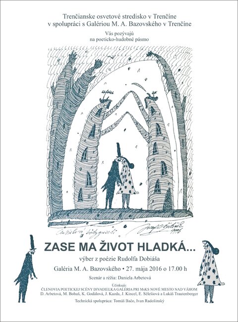 Pozývame vás na poeticko-hudobné pásmo Zase ma život hladká...