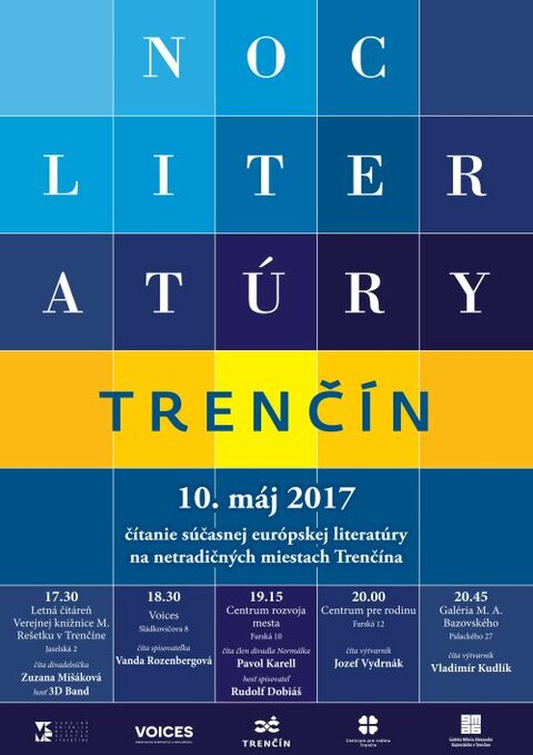 Noc literatúry s akad. maliarom Vladimírom Kudlíkom Noc literatúry s akad. maliarom Vladimírom Kudlíkom