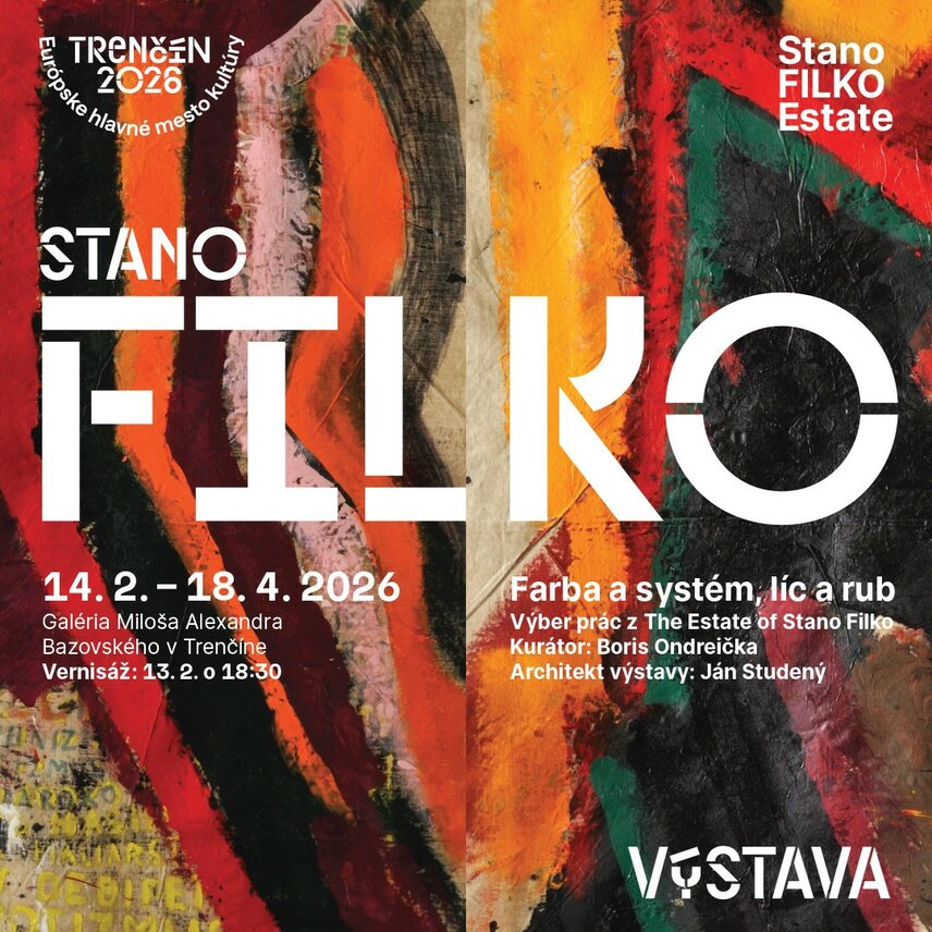 Stano Filko v Trenčíne: Farba ako jazyk, obraz ako priestor 