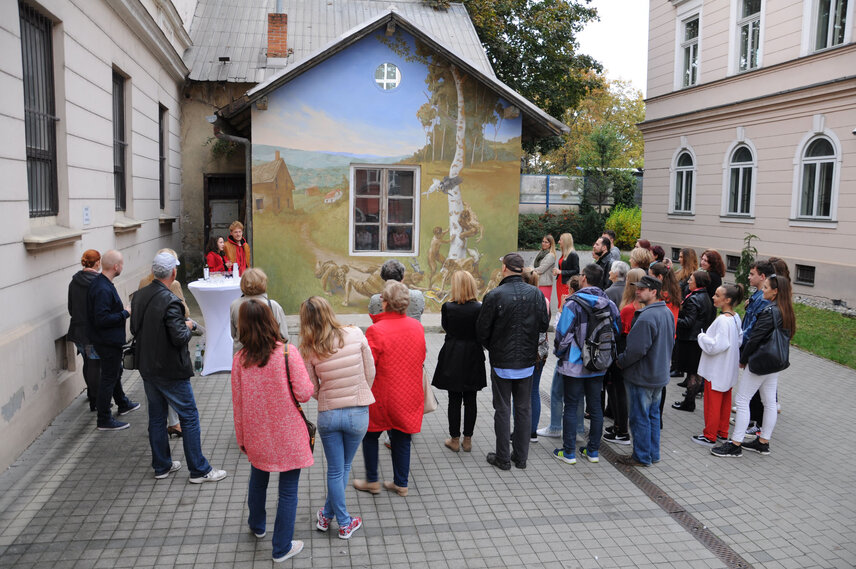 Slávnostné odhalenia murálnej maľby