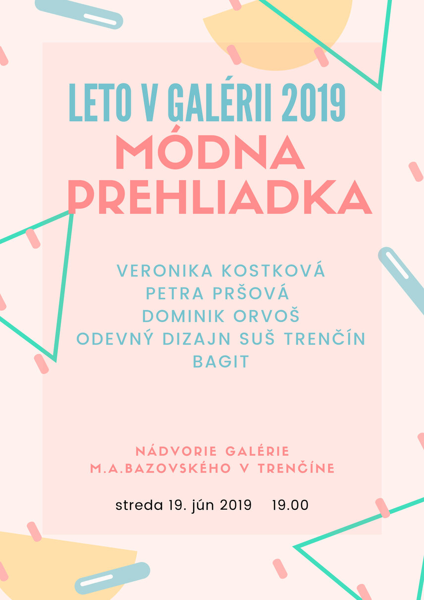 Slávnostné otvorenie nádvoria galérie - pozvánka