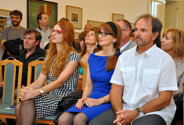 Vernisáž výstav Peter Oriešek, Melita Gwerková a Marian Vidia