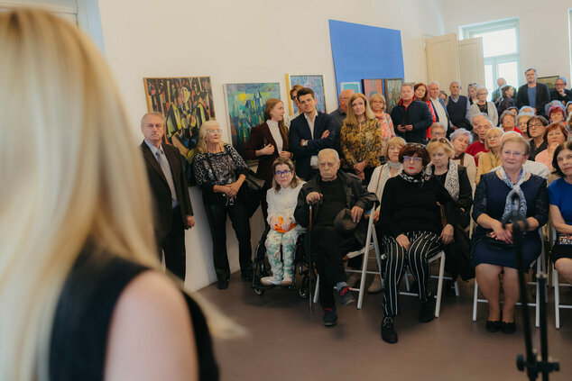 Vernisáž výstavy r. moško 100 - vernisaz_mosko_galeria_bazovskeho_dvaja (28)