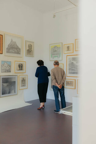 Vernisáž výstavy r. moško 100 - vernisaz_mosko_galeria_bazovskeho_dvaja (2)