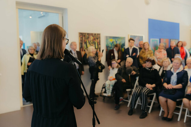 Vernisáž výstavy r. moško 100 - vernisaz_mosko_galeria_bazovskeho_dvaja (46)