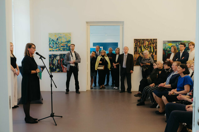 Vernisáž výstavy r. moško 100 - vernisaz_mosko_galeria_bazovskeho_dvaja (50)