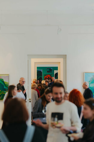 Vernisáž výstavy r. moško 100 - vernisaz_mosko_galeria_bazovskeho_dvaja (74)