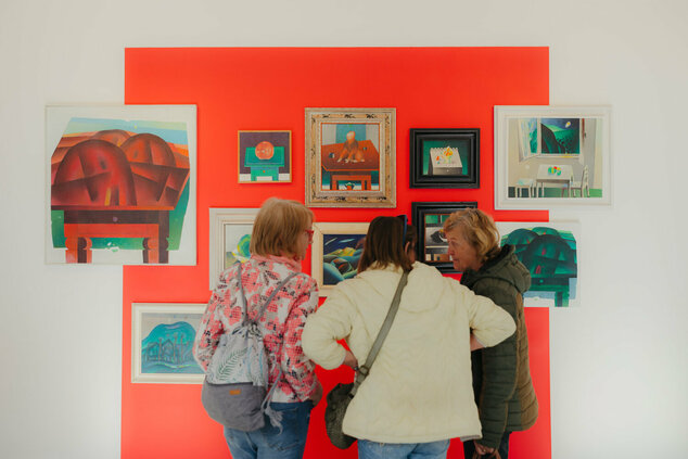 Vernisáž výstavy r. moško 100 - vernisaz_mosko_galeria_bazovskeho_dvaja (7)
