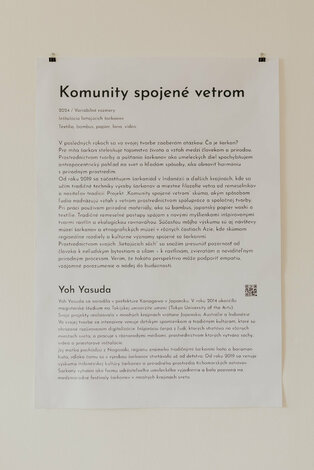 Vernisáž yoh yasuda: komunity spojené vetrom - Galeria bazovskeho vernisaz komunity spojene vetrom dvaja 44 