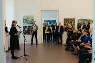 Vernisáž výstavy r. moško 100 - vernisaz_mosko_galeria_bazovskeho_dvaja (50)