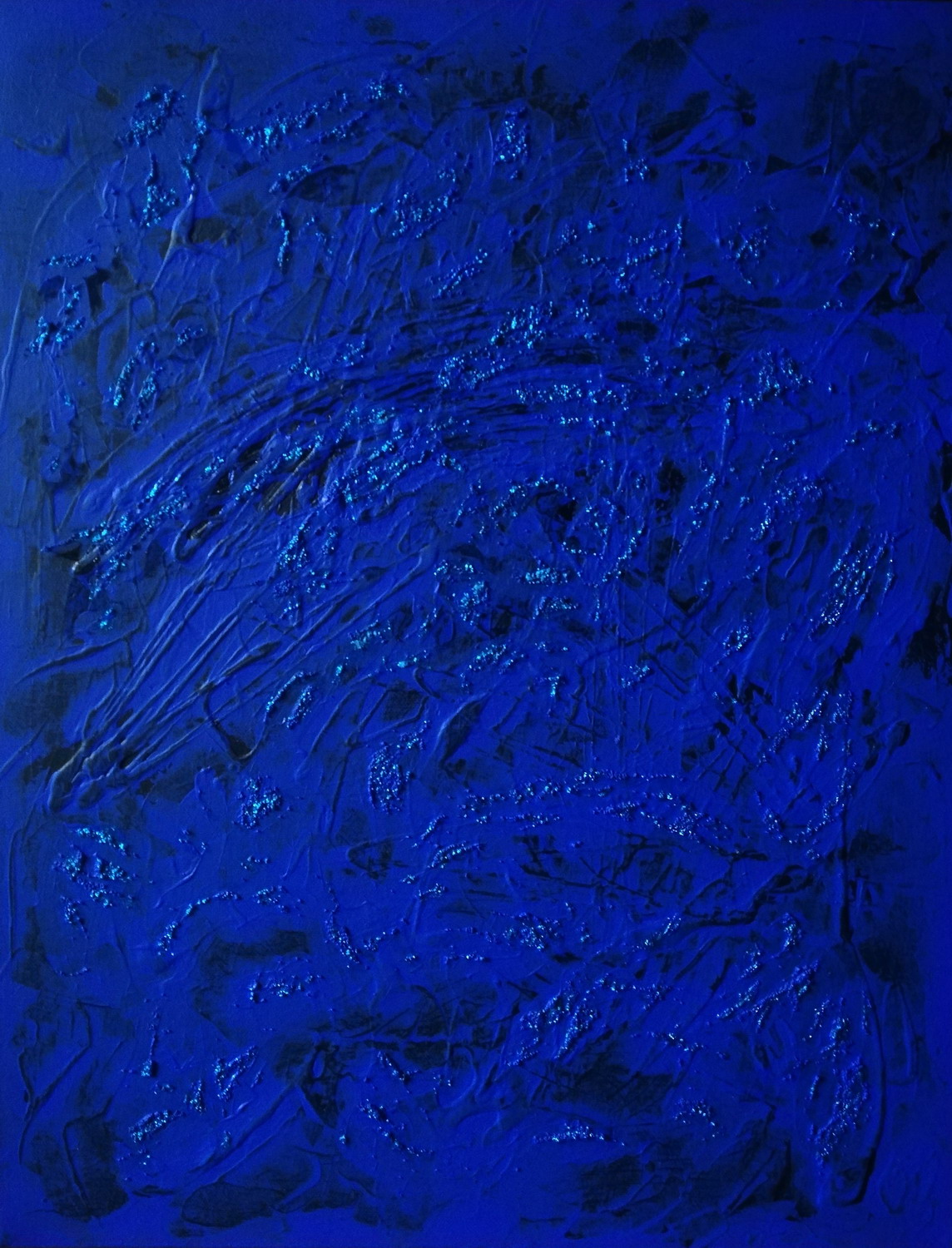 Braňo Kristín Niečo z  vesmíru  50x40cm akryl 2020, 100 eur  