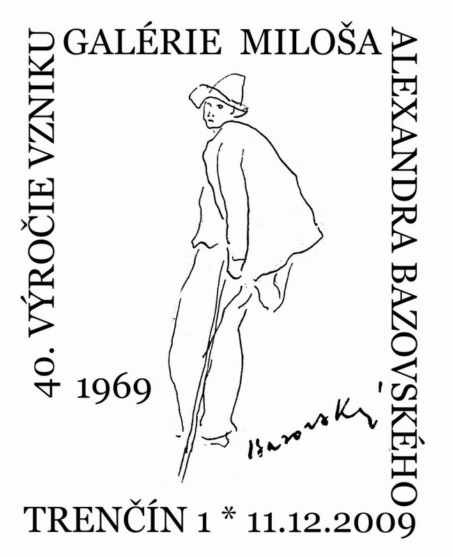 Príležitostná pečiatka - M. A. Bazovský Príležitostná pečiatka - M. A. Bazovský