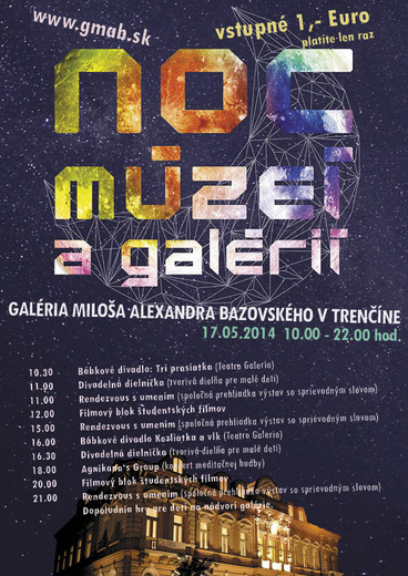 Noc múzeí a galérií 2014